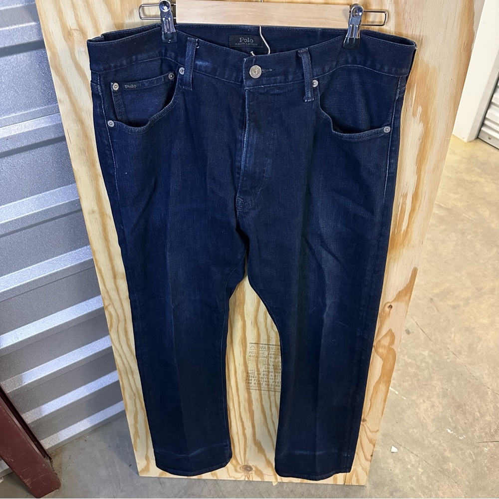 Polo by Ralph Lauren Men's Straight Jeans - Dark‎ Blue